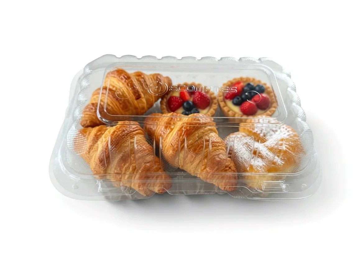 EverPack clamshell of fresh pastries